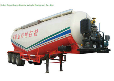中国 Vタイプ半タンク トレーラー50 - 55 M3の頑丈な乾燥したバルク セメントのトレーラー サプライヤー
