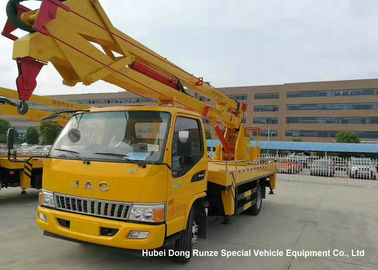中国 油圧上昇のトラックによって取付けられる空気のプラットホーム、16-18メートル高度のトラック サプライヤー