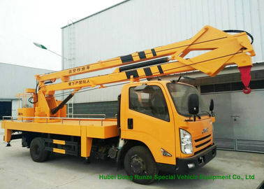 中国 JMCの指の関節ブームのトラックによって取付けられる空気の仕事プラットホーム、18メートルのバケツの上昇トラック サプライヤー